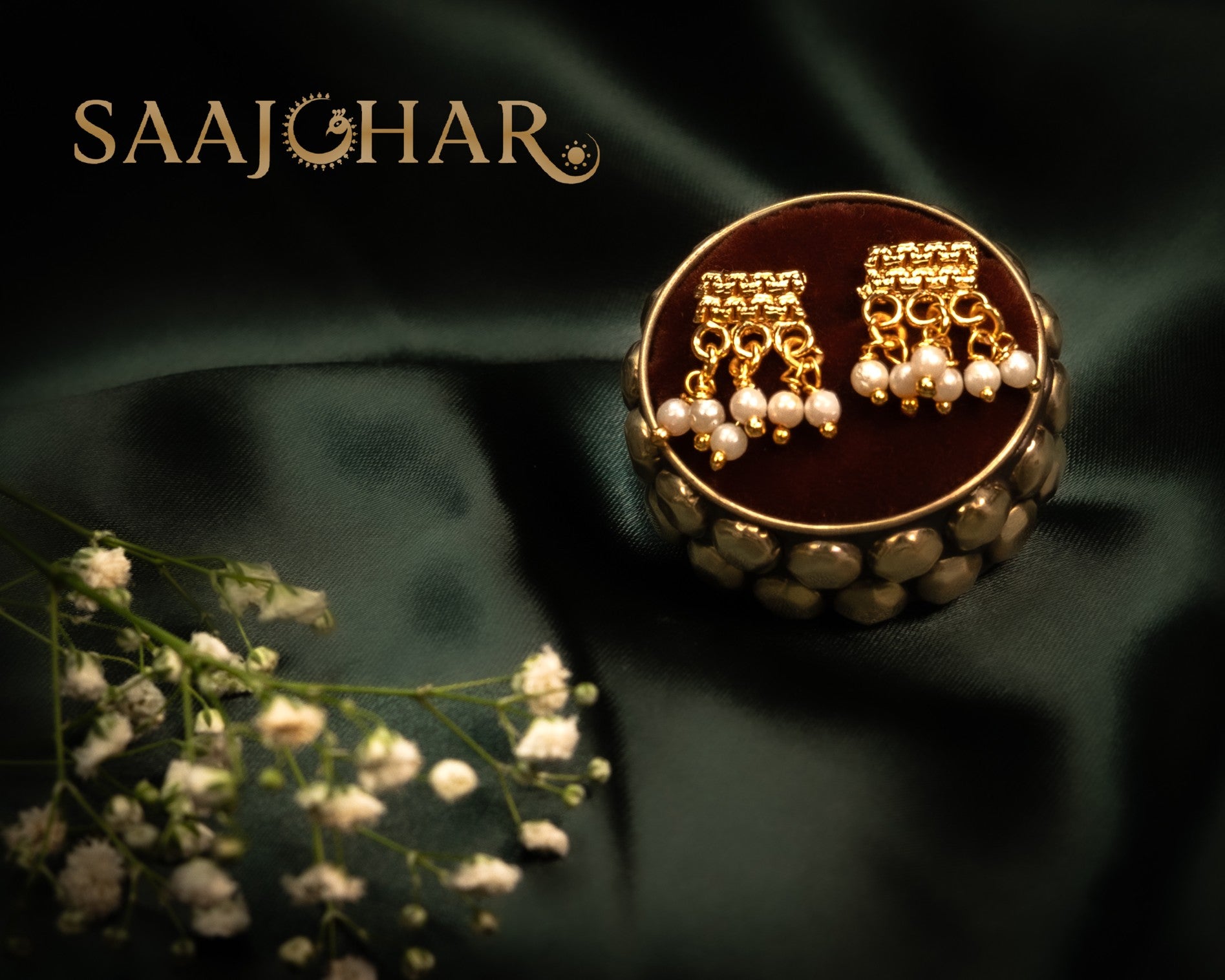 Royal Pearl Layered Choker Set