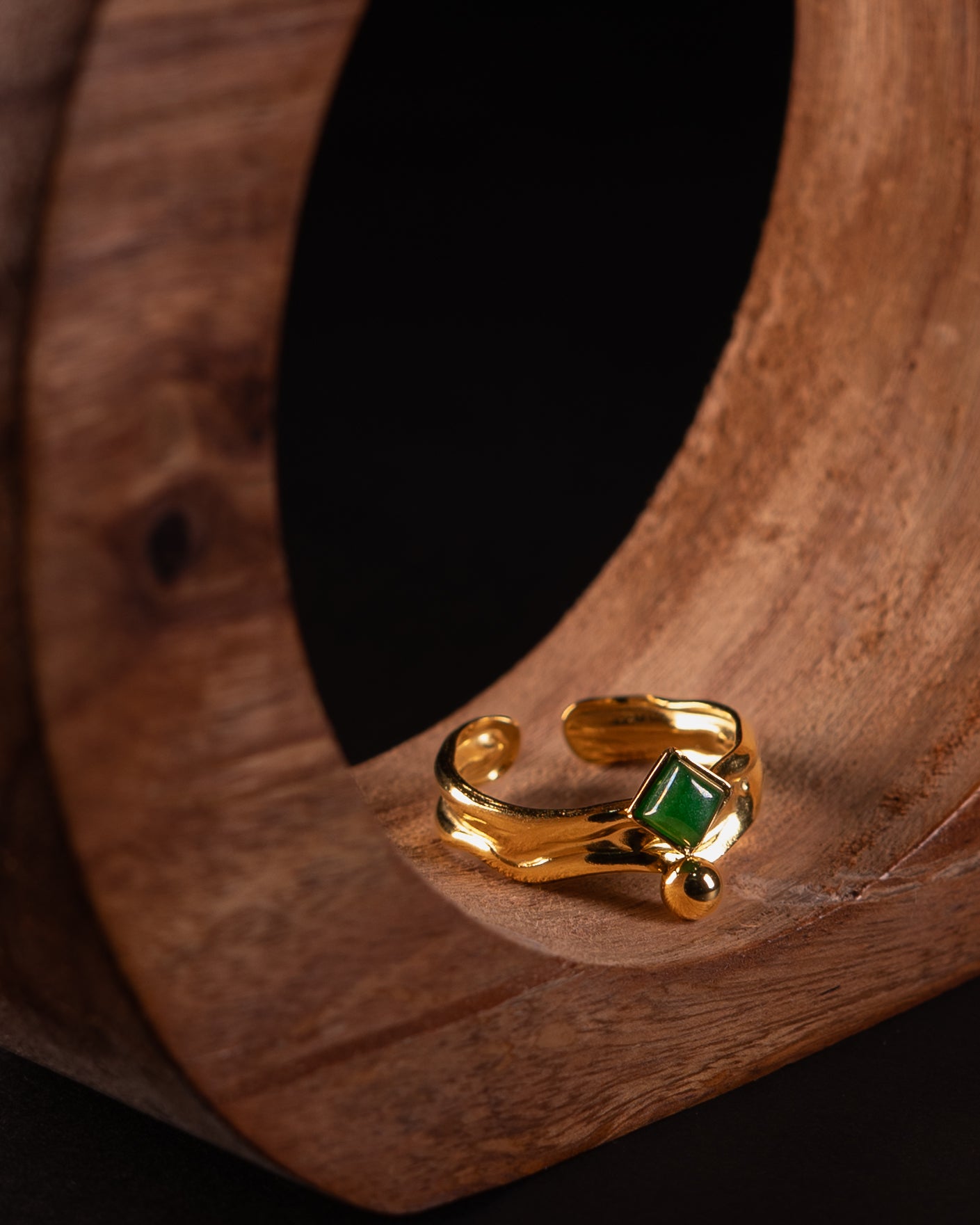 Emerald Eclipse Ring