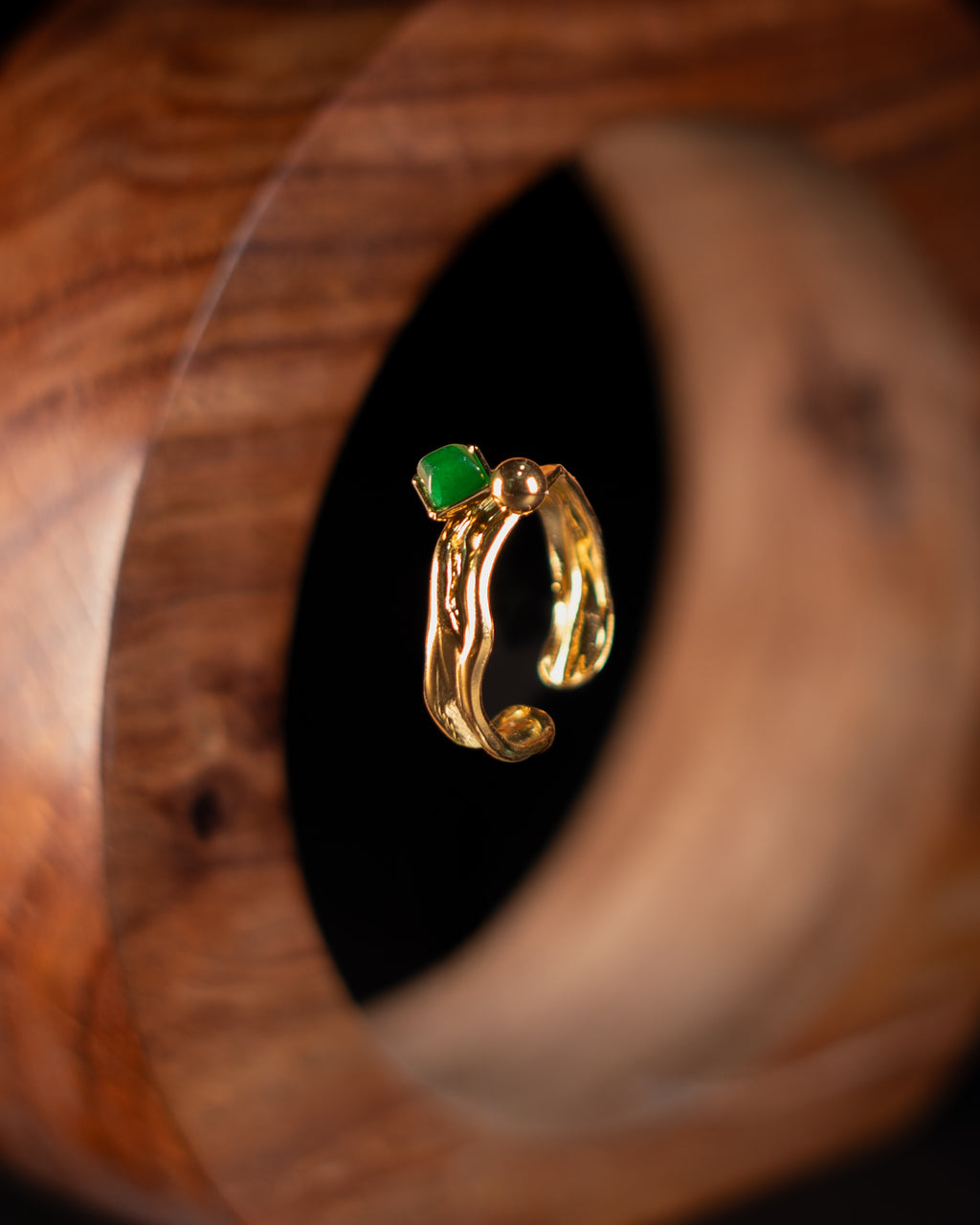 Emerald Eclipse Ring
