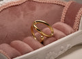 Minimalist Gold Open Adjustable Ring – Modern Elegant Design