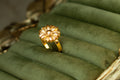 Golden Bloom Floral Ring